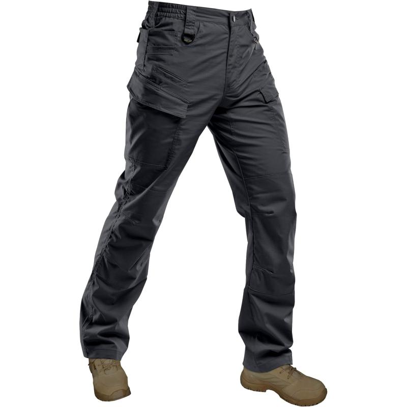 WICKEDSTOCK Ripstop Mens Cargo Pants - Durable Tactical Pants